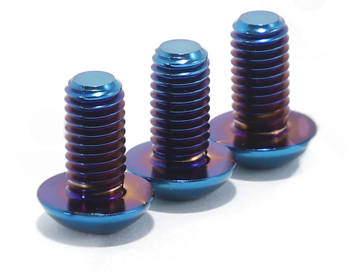Titanium Ignition Cover Bolts (set of 3) all emoto